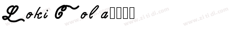 Loki Cola字体转换